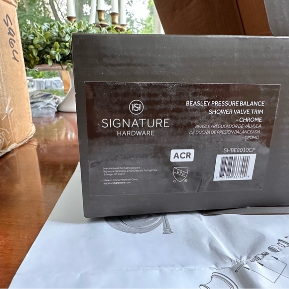 Signature Hardware Beasley Shower Pressure Valve in Chrome - Picture 3 of 6